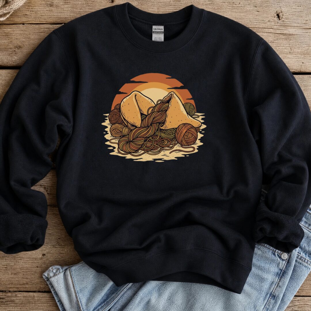 Fortune Cookie Sweatshirt Black t-shirt