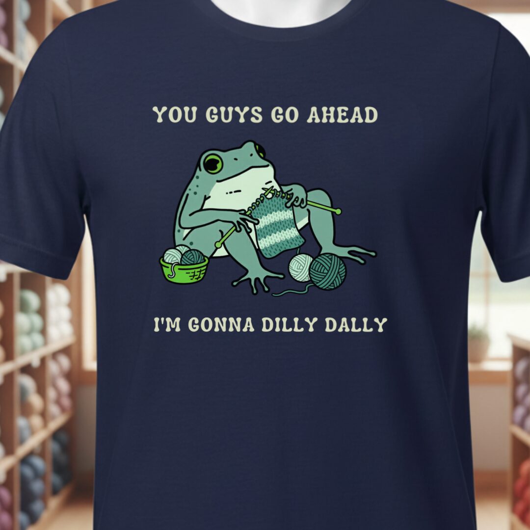 Frog Dilly Dallying T-Shirt Navy t-shirt