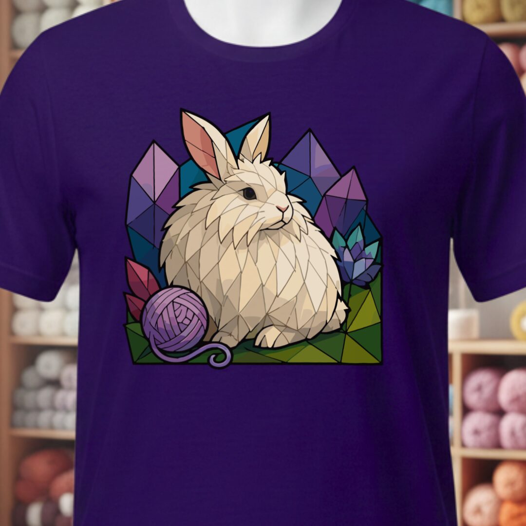 GeoAngora T-Shirt Purple t-shirt