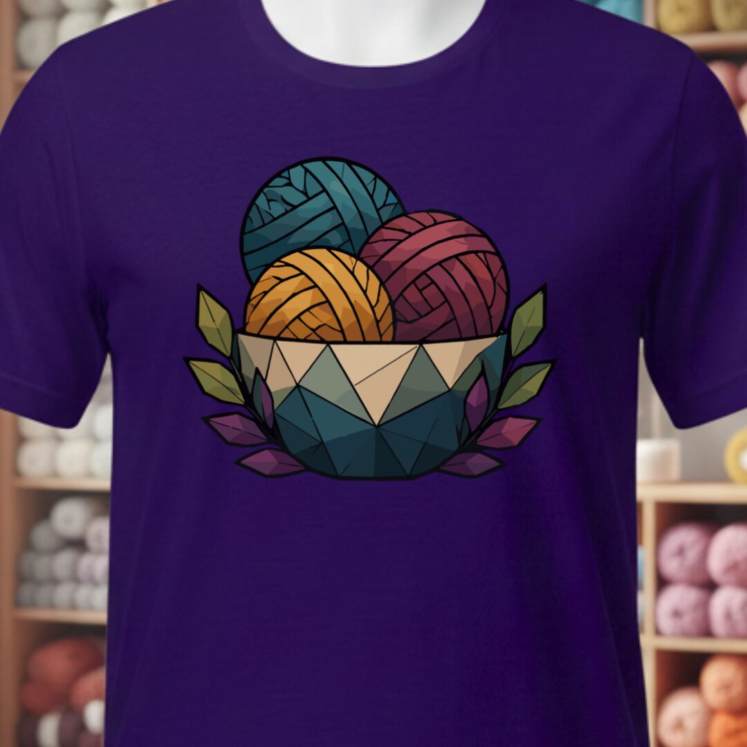 GeoBowl T-Shirt Purple t-shirt