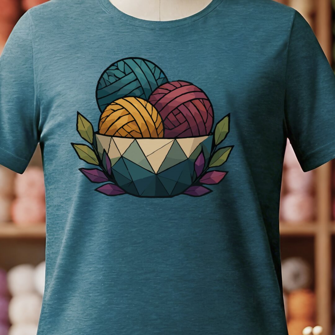 GeoBowl T-Shirt Teal Blue t-shirt