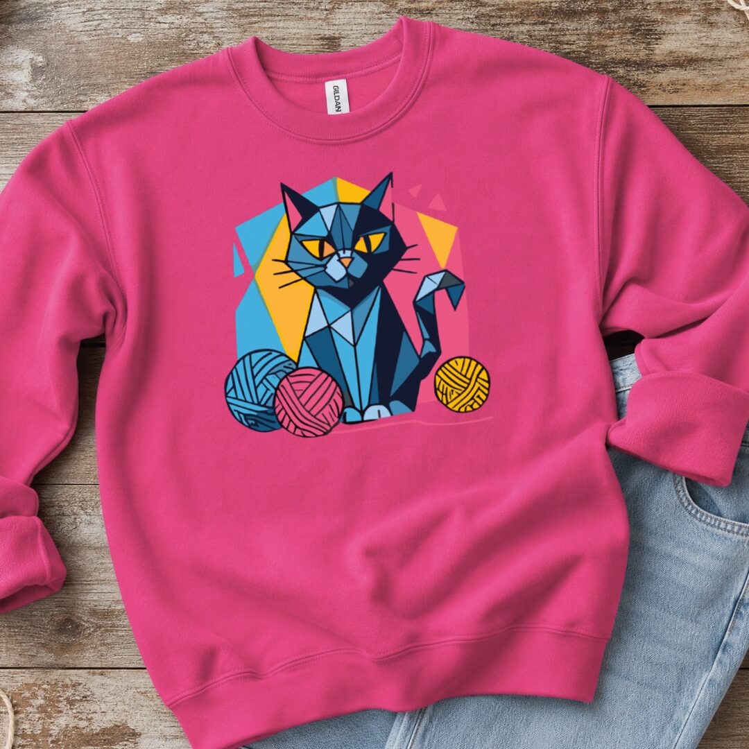 GeoCat Sweatshirt Bright Pink t-shirt