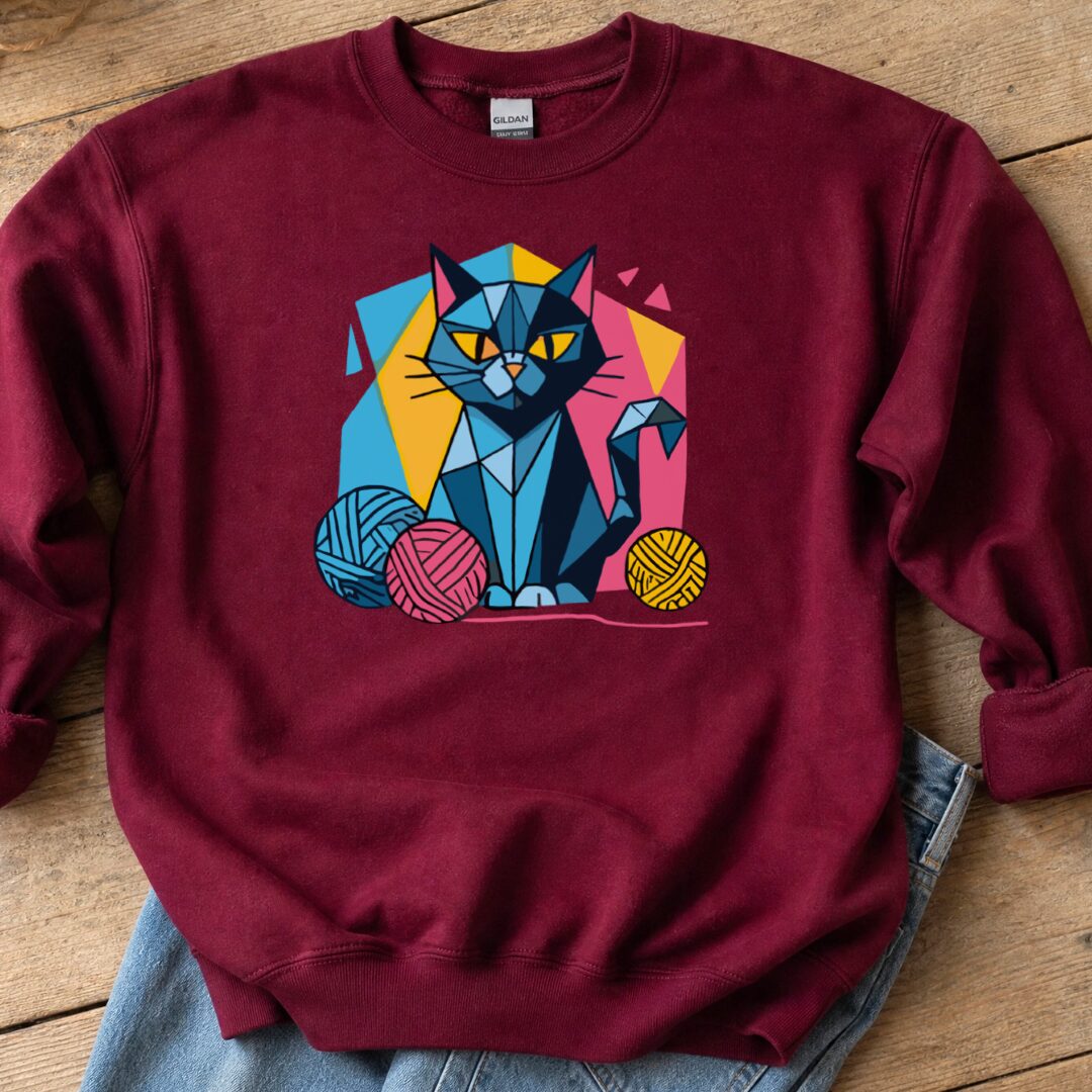 GeoCat Sweatshirt Maroon t-shirt