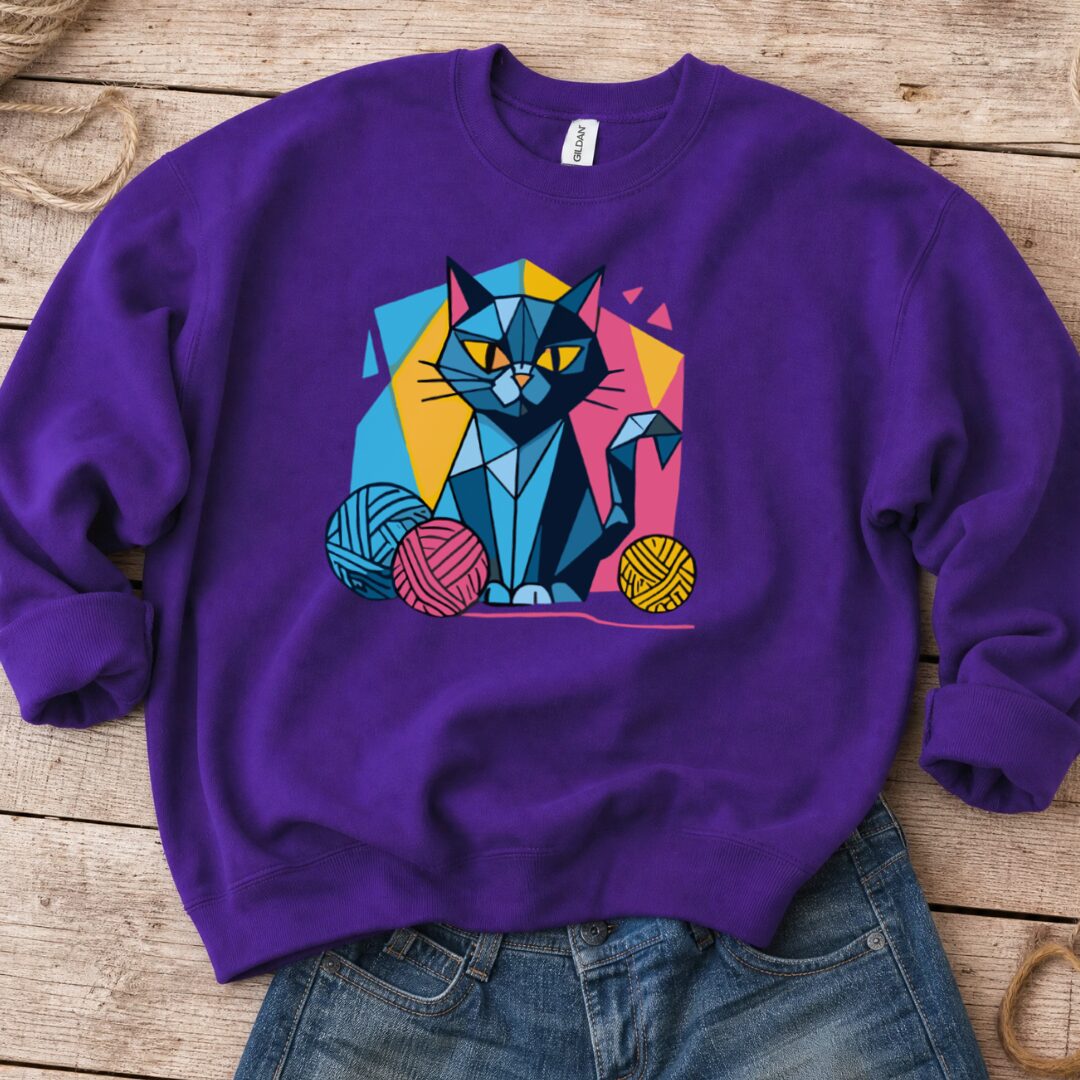 GeoCat Sweatshirt Purple t-shirt