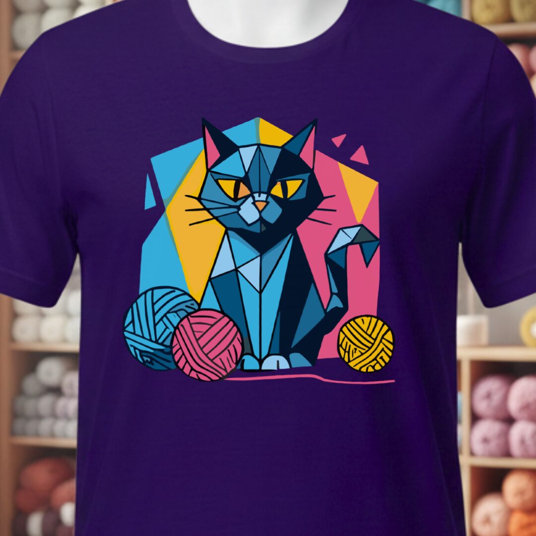 GeoCat T-Shirt Purple t-shirt