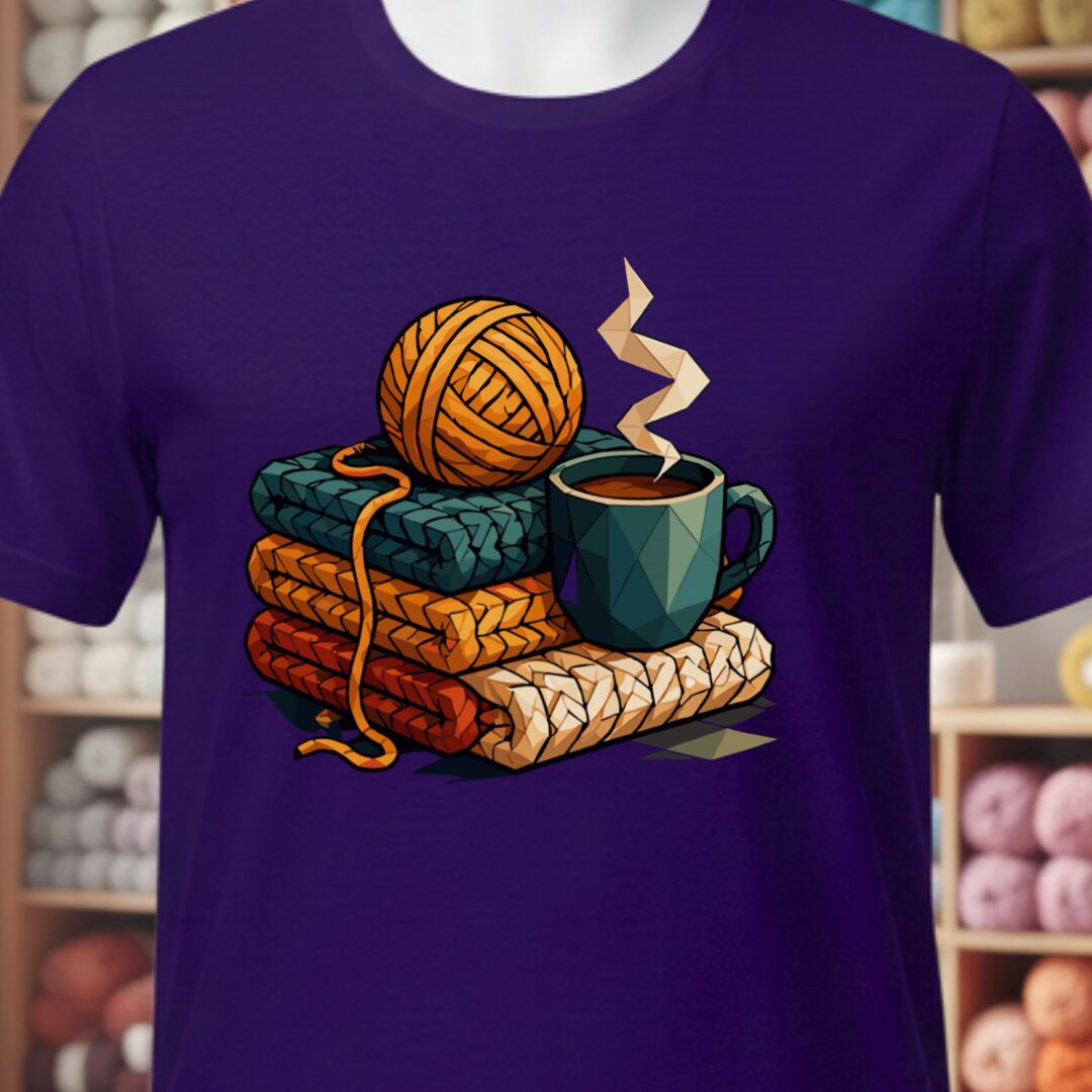 GeoComfort T-Shirt Purple t-shirt