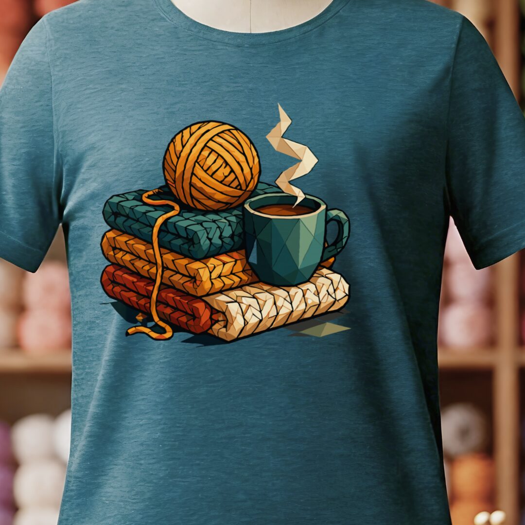 GeoComfort T-Shirt Teal Blue t-shirt