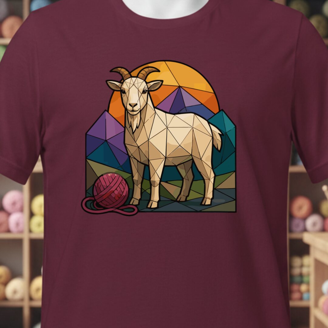 GeoGoat T-Shirt Maroon t-shirt