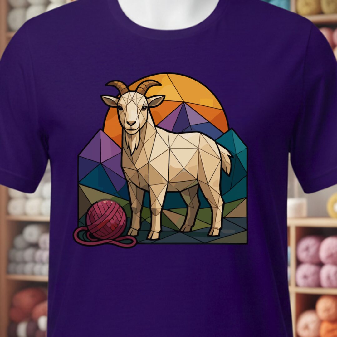 GeoGoat T-Shirt Purple t-shirt