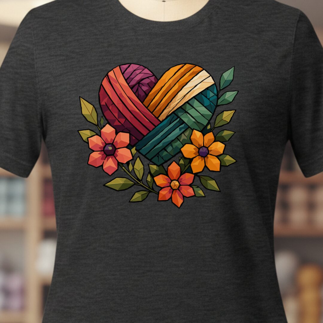GeoHeart T-Shirt Dark Grey t-shirt