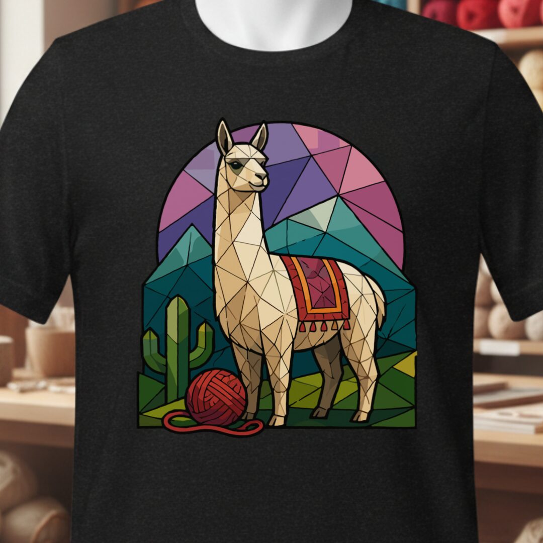 GeoLlama T-Shirt Black t-shirt