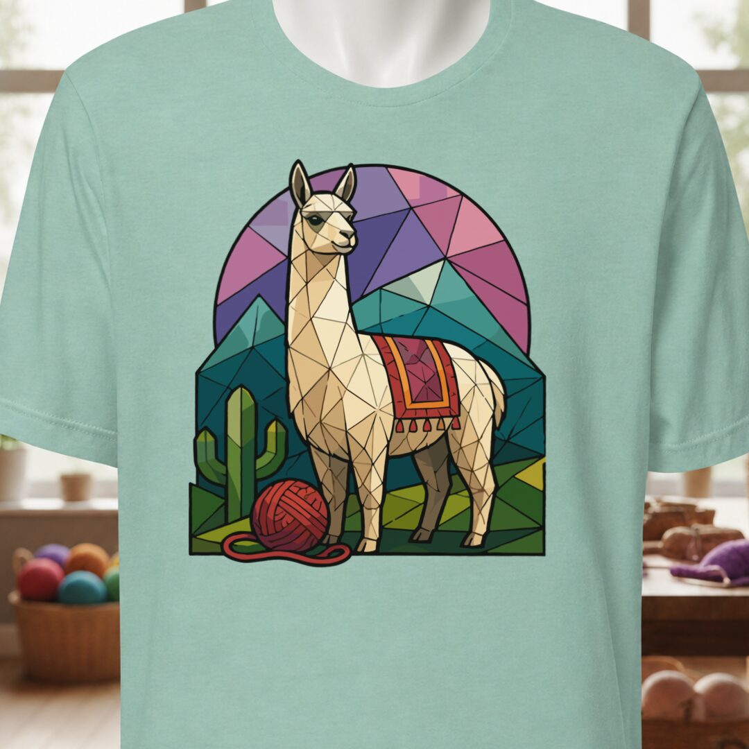 GeoLlama T-Shirt Sea Breeze t-shirt
