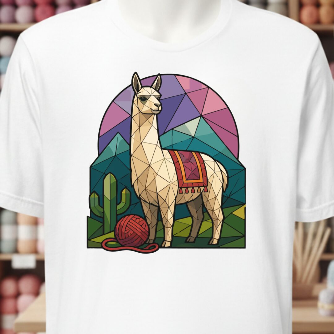 GeoLlama T-Shirt White t-shirt