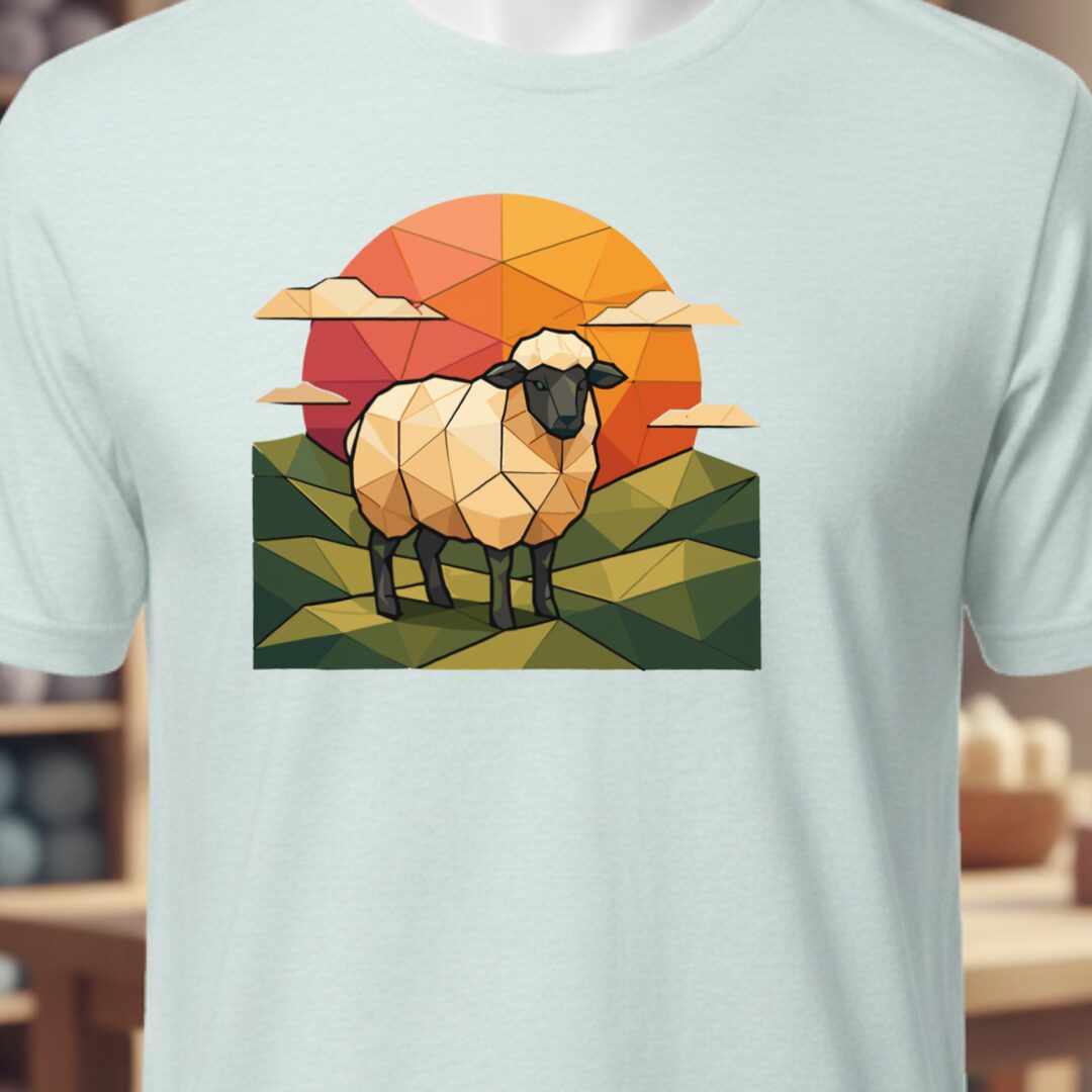 GeoSheep T-Shirt Ice Blue t-shirt