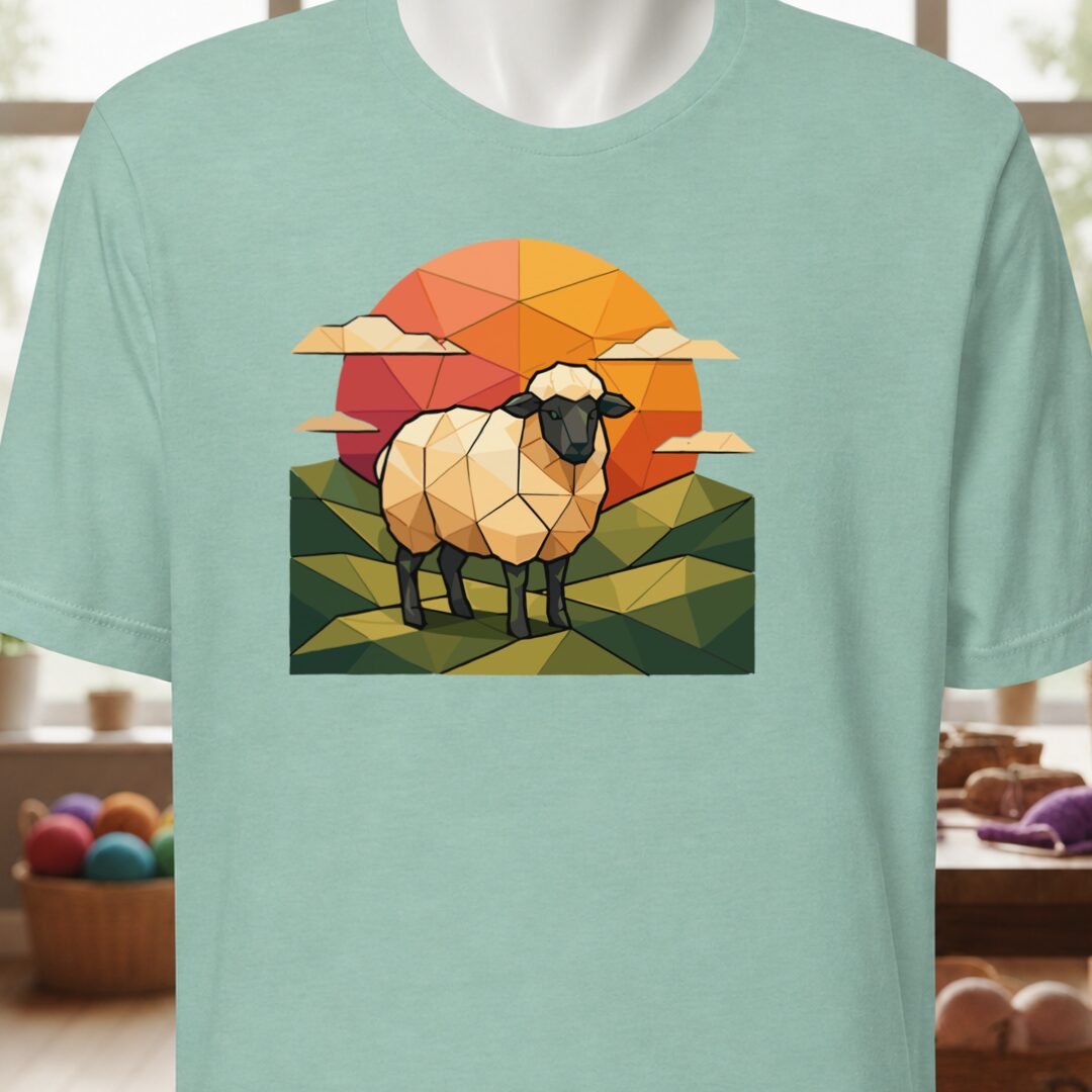 GeoSheep T-Shirt Sea Breeze t-shirt