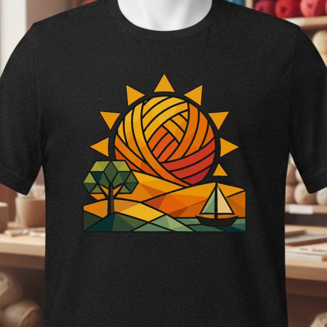 GeoSunrise T-Shirt Black t-shirt