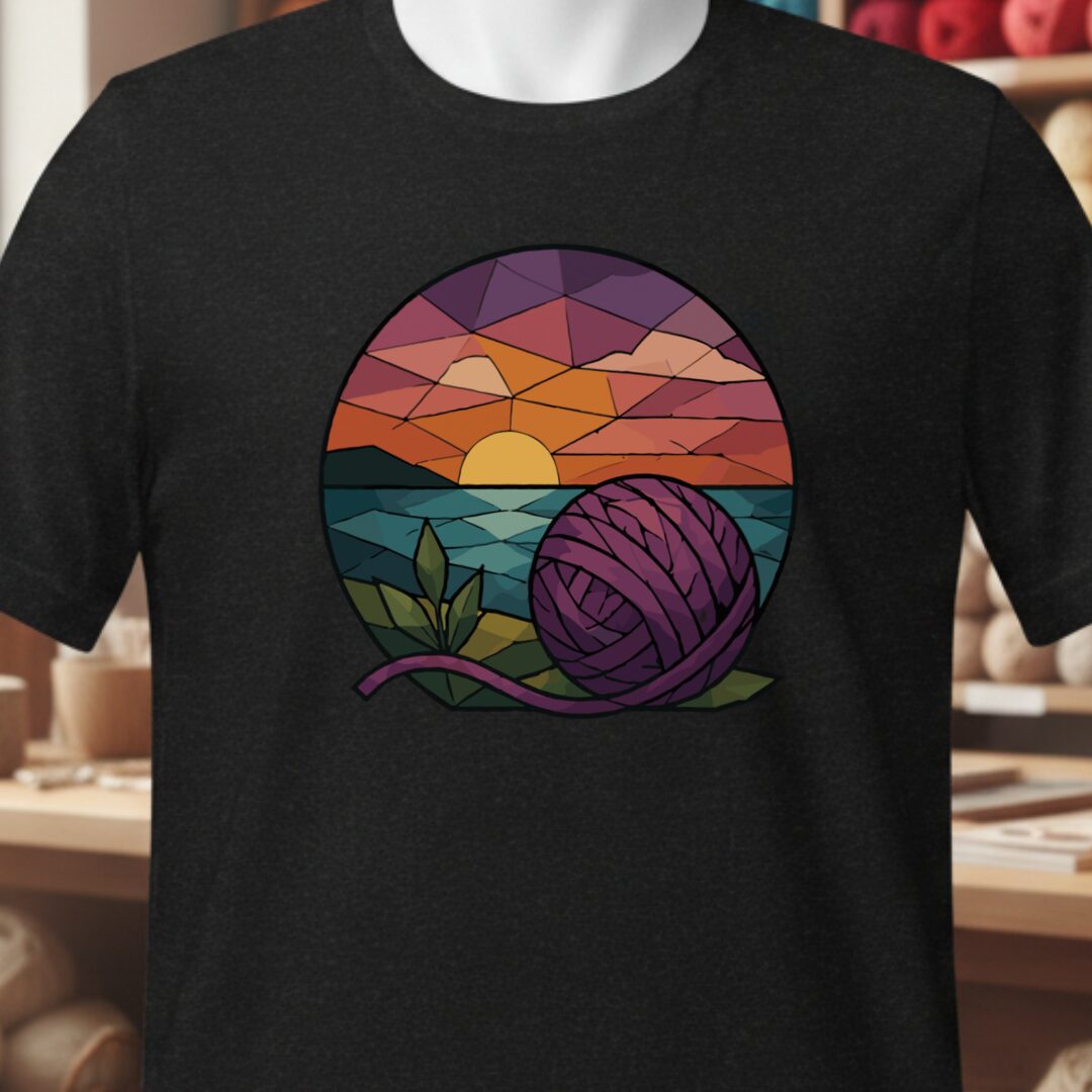 GeoSunset T-Shirt Black t-shirt