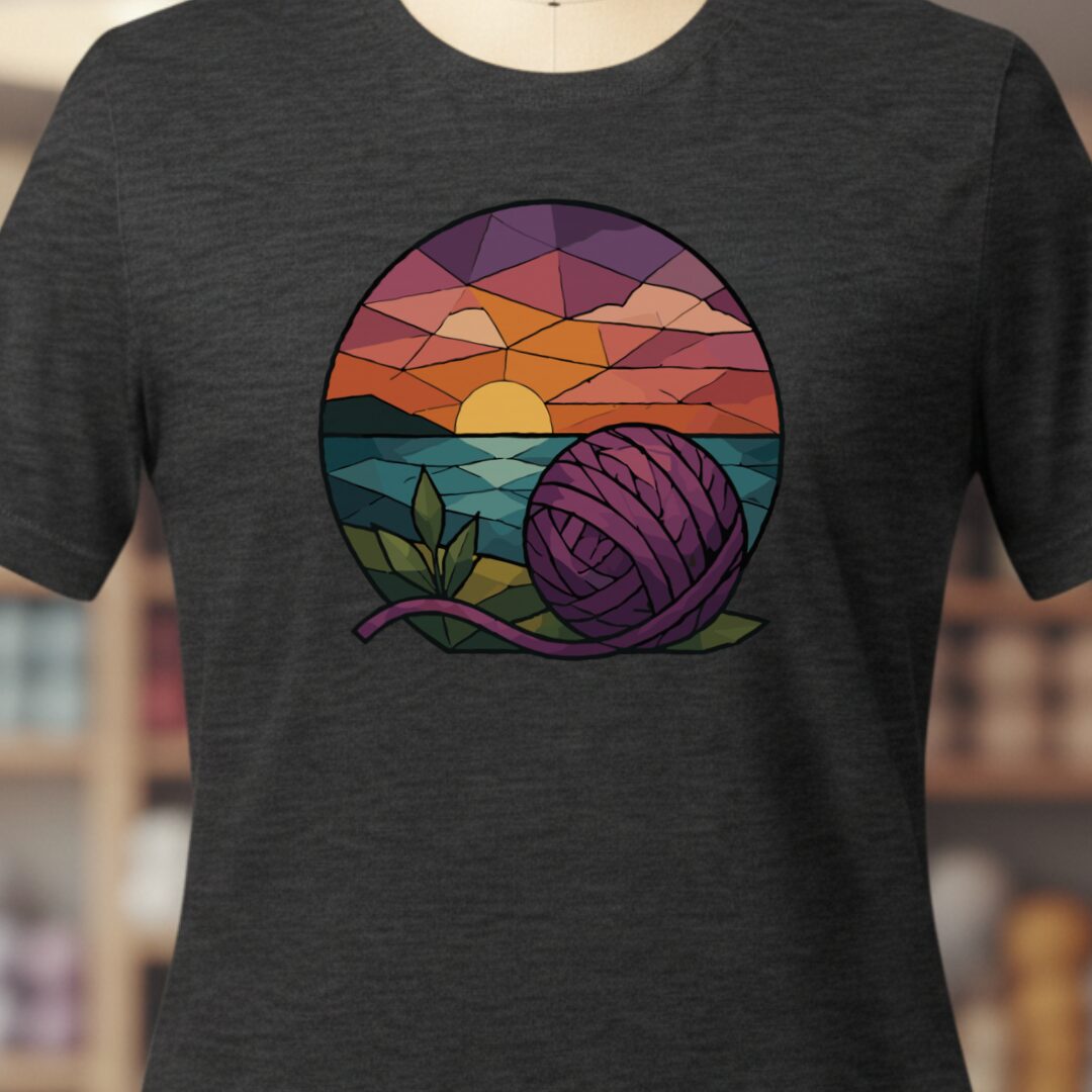 GeoSunset T-Shirt Dark Grey t-shirt