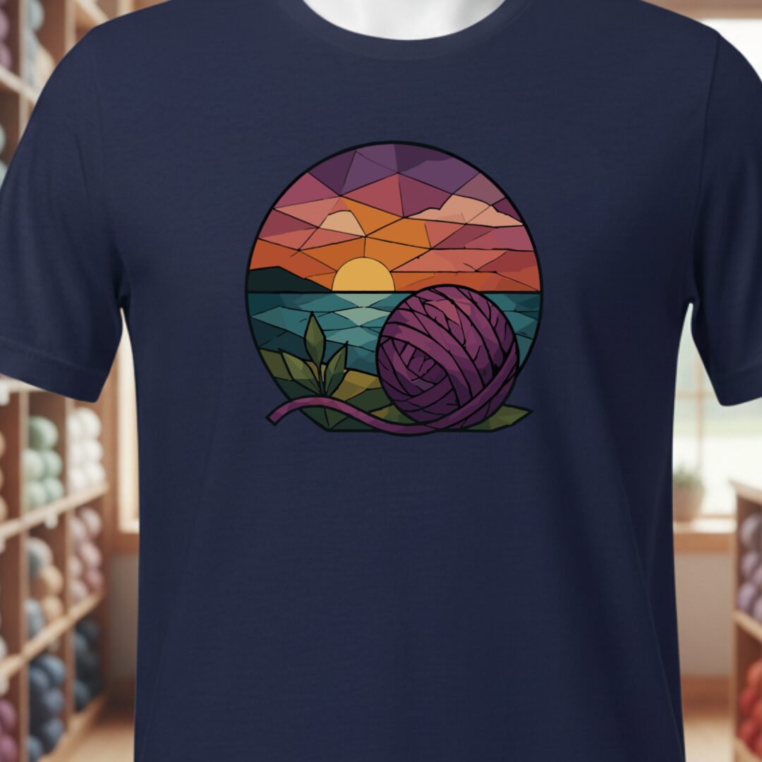 GeoSunset T-Shirt Navy t-shirt