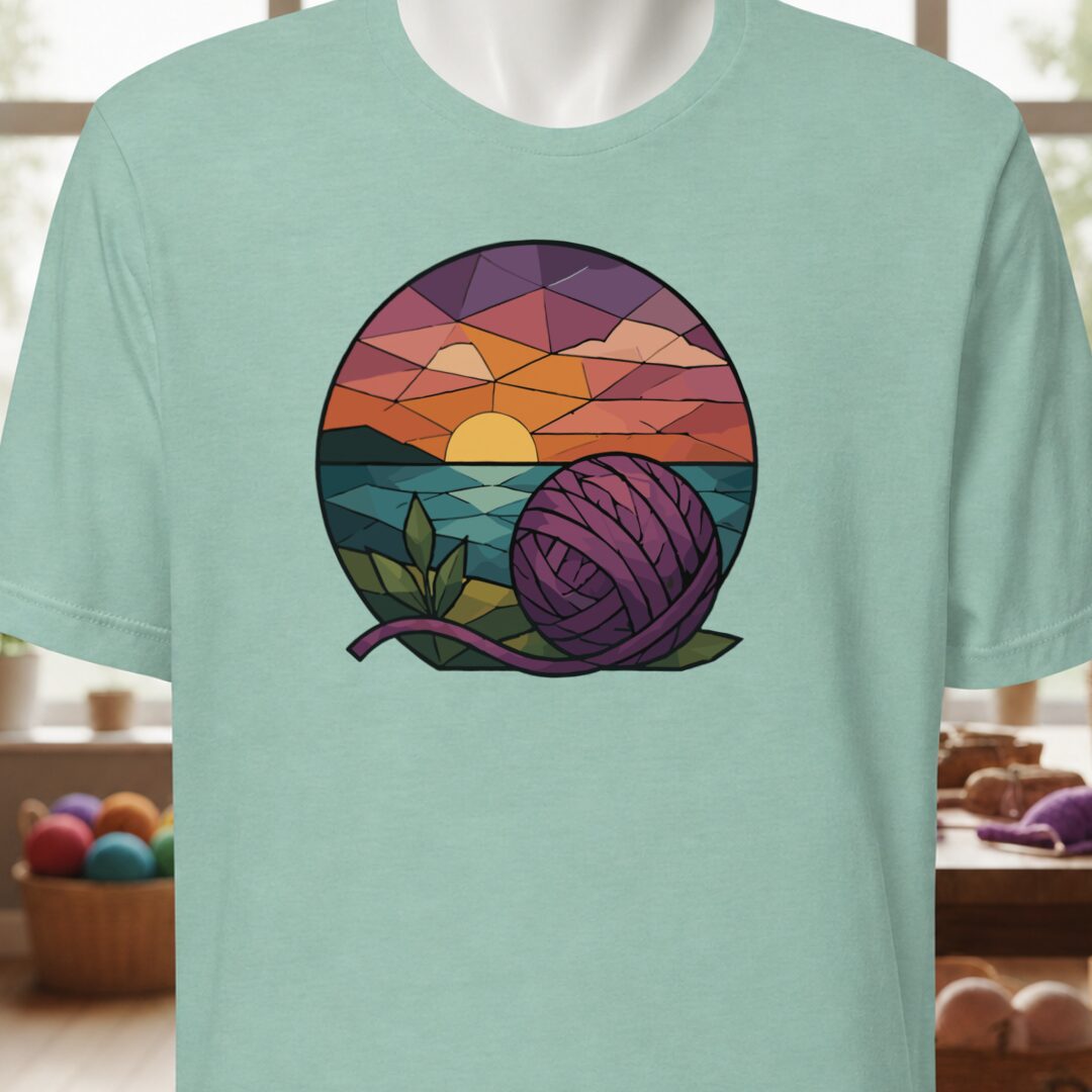 GeoSunset T-Shirt Sea Breeze t-shirt