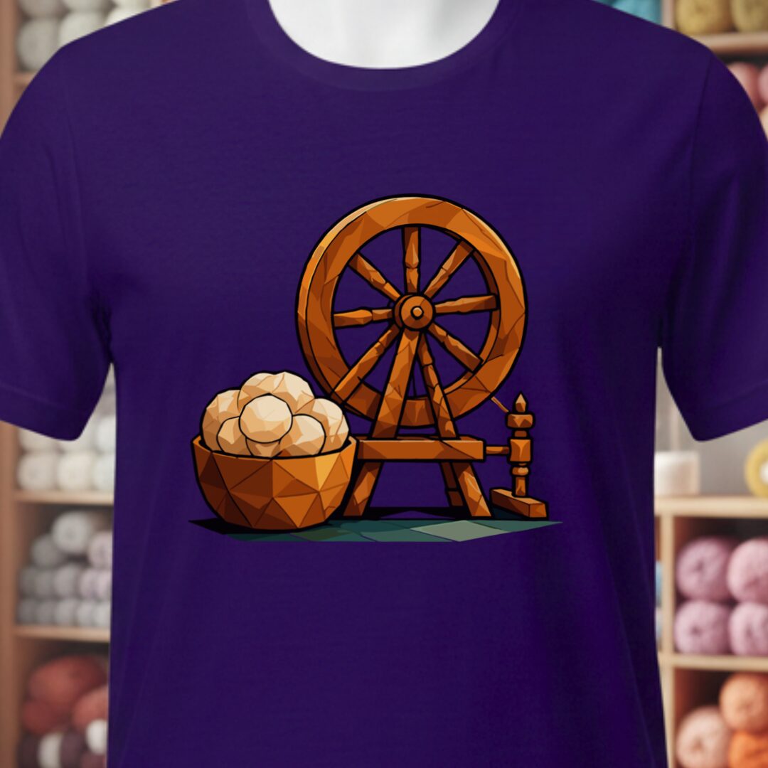 GeoWheel T-Shirt Purple t-shirt