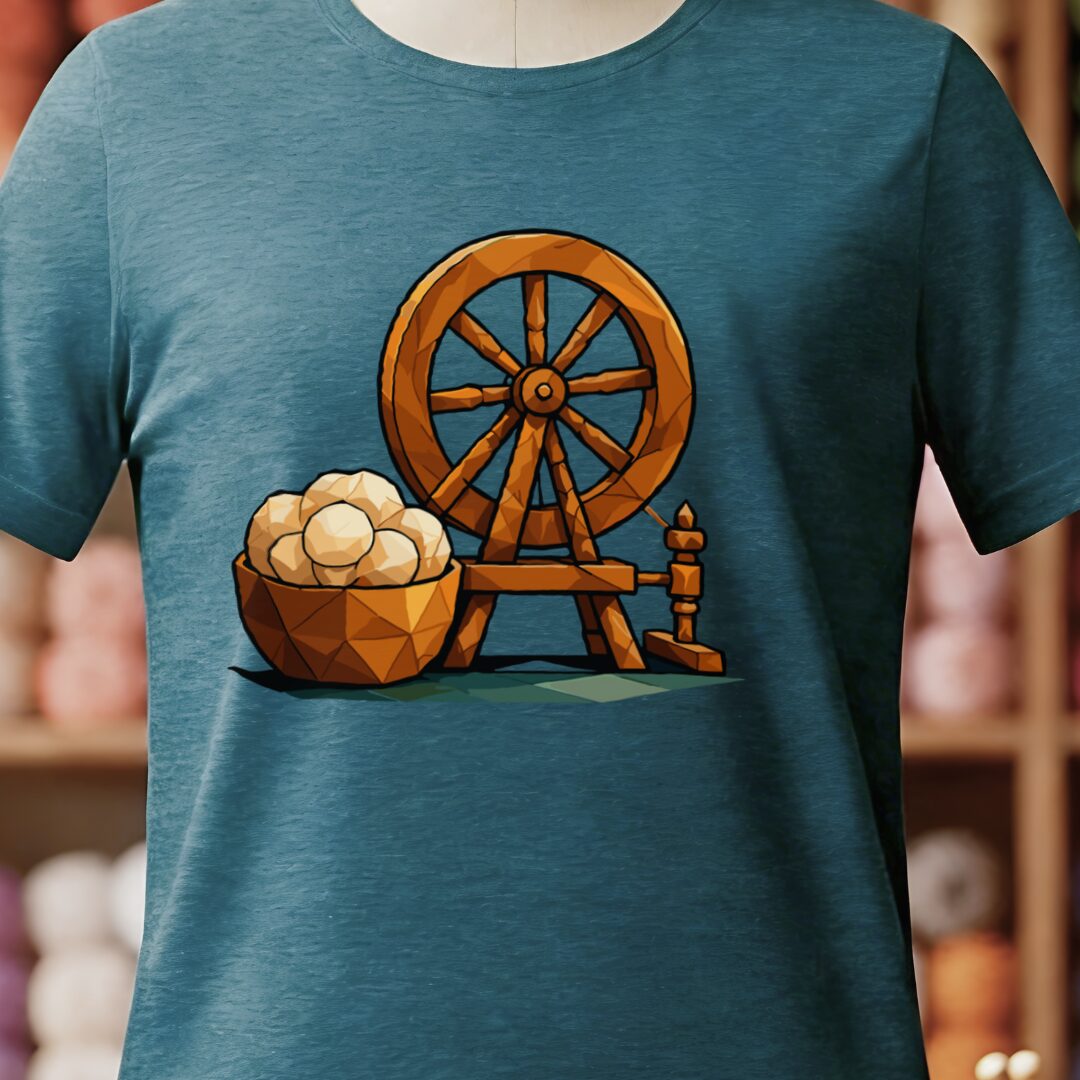 GeoWheel T-Shirt Teal Blue t-shirt