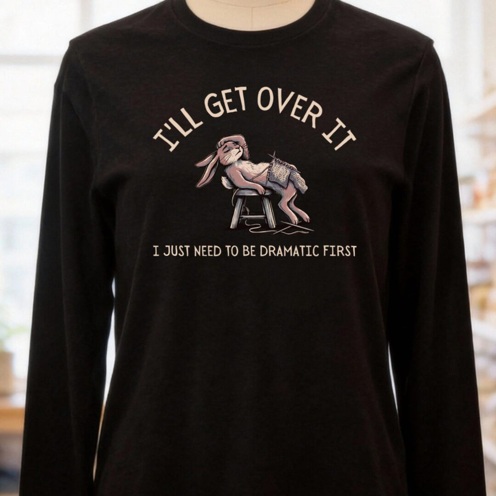 Get Over it Black Long Sleeve Tee.jpg