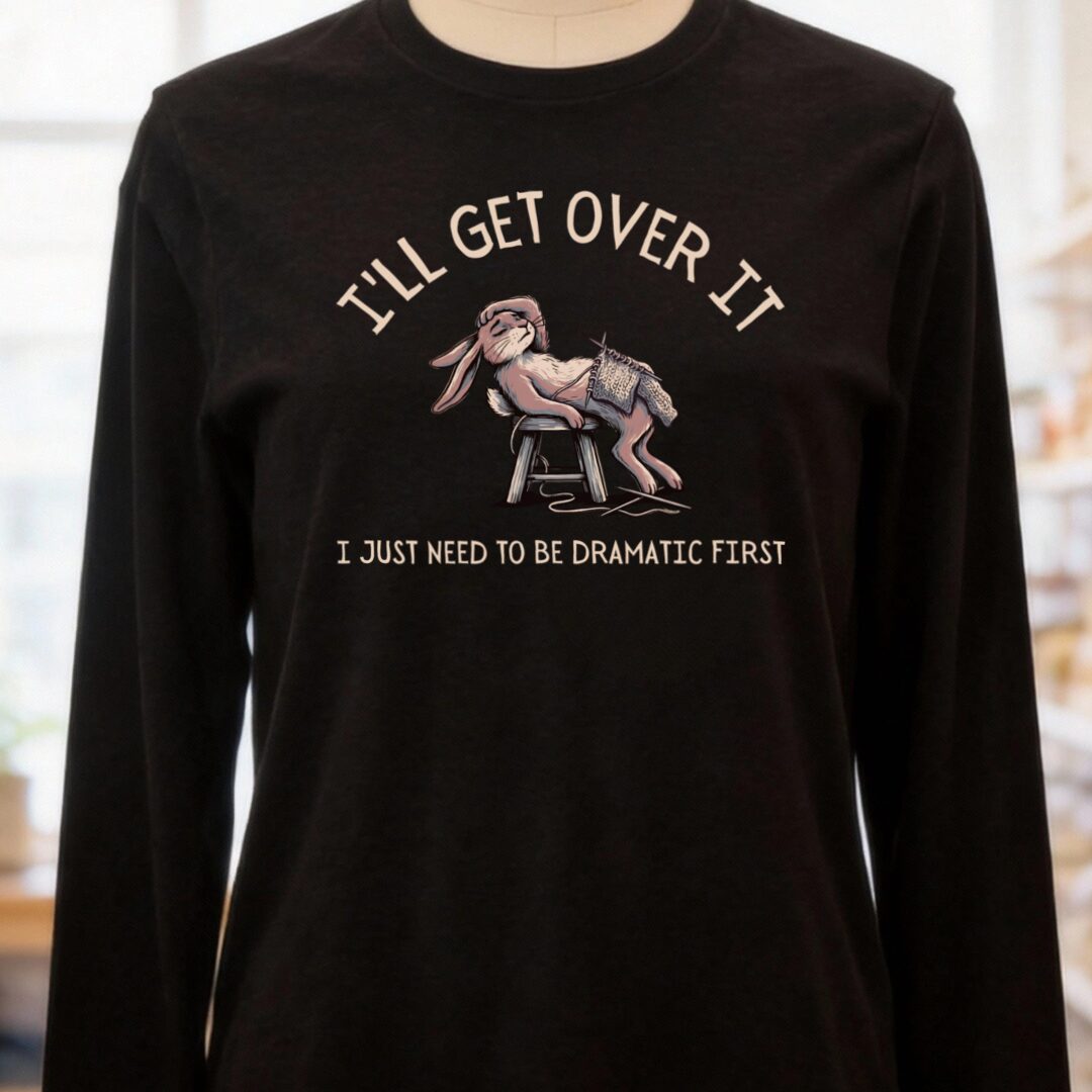 Get Over it Black Long Sleeve Tee.jpg