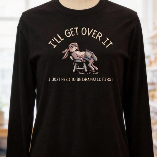 Get Over it Black Long Sleeve Tee.jpg