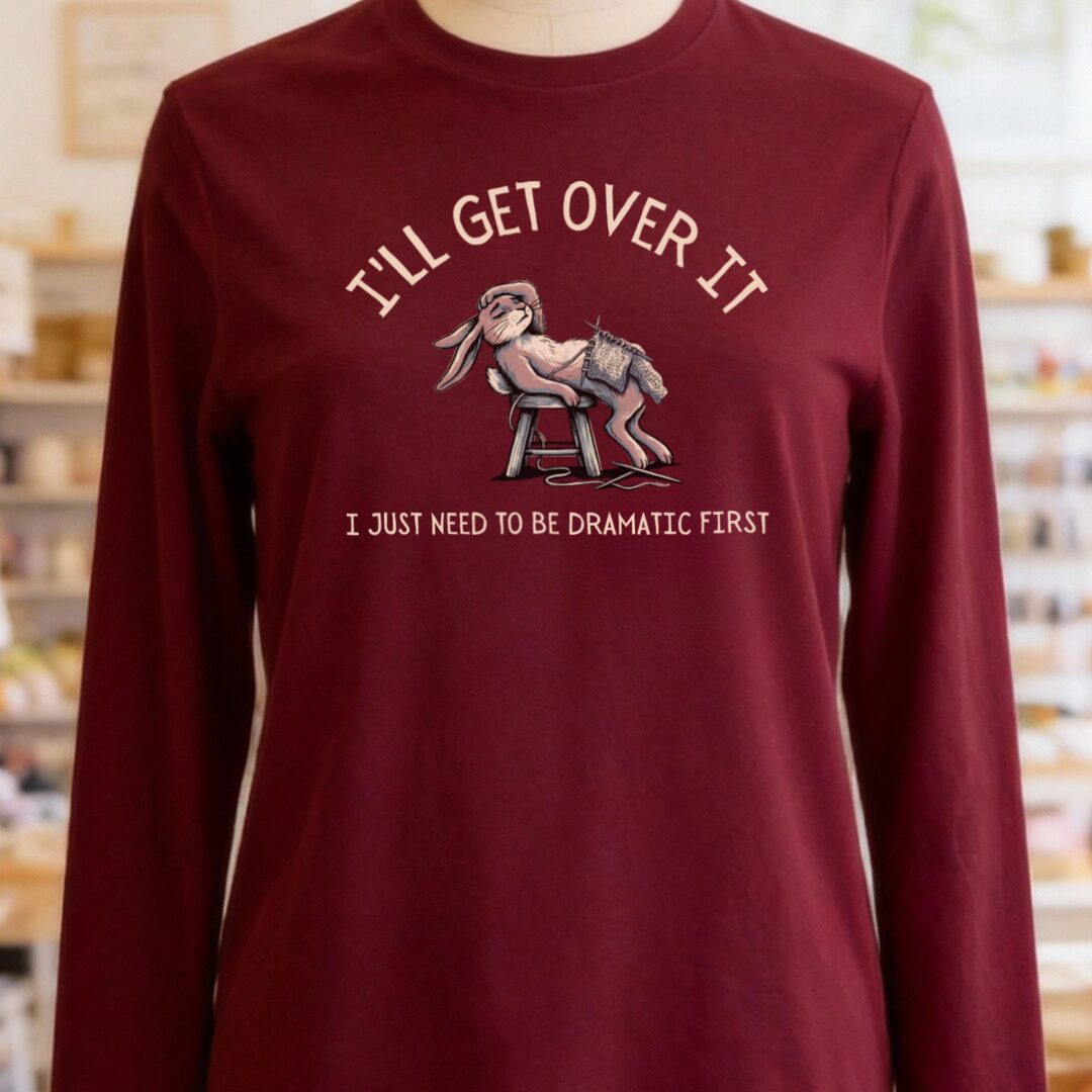 Get Over it Maroon Long Sleeve Tee.jpg