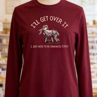 Get Over it Maroon Long Sleeve Tee.jpg