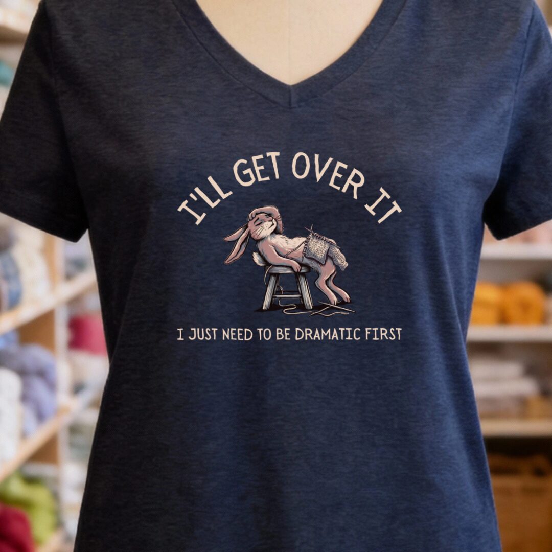 Get Over it Navy V Neck.jpg