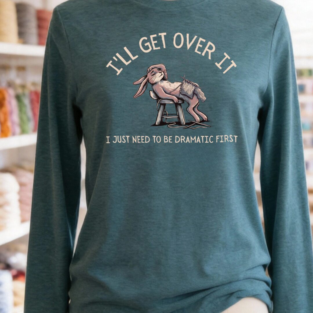 Get Over it Teal Blue Long Sleeve Tee.jpg