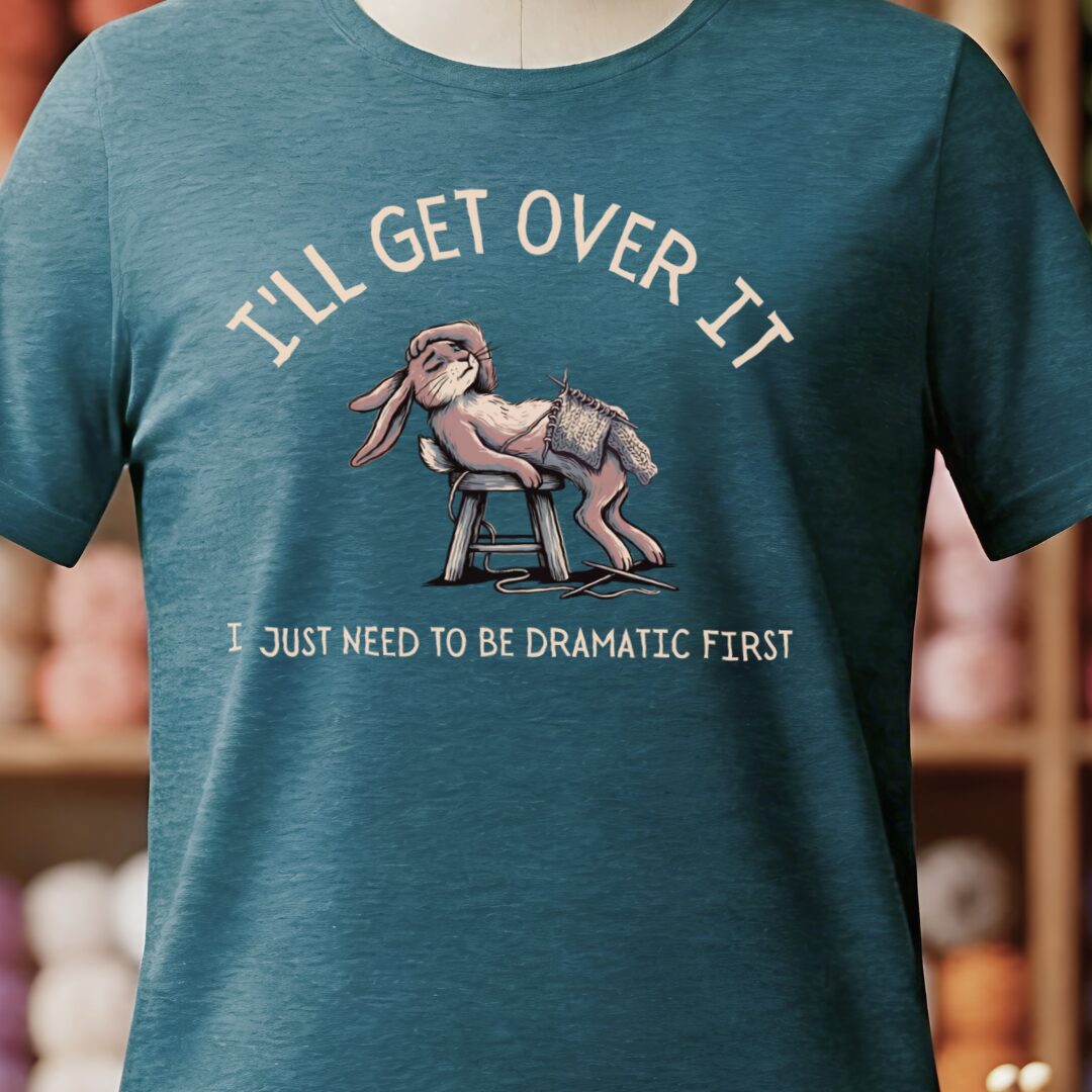 Get Over it Teal Blue T-Shirt.jpg