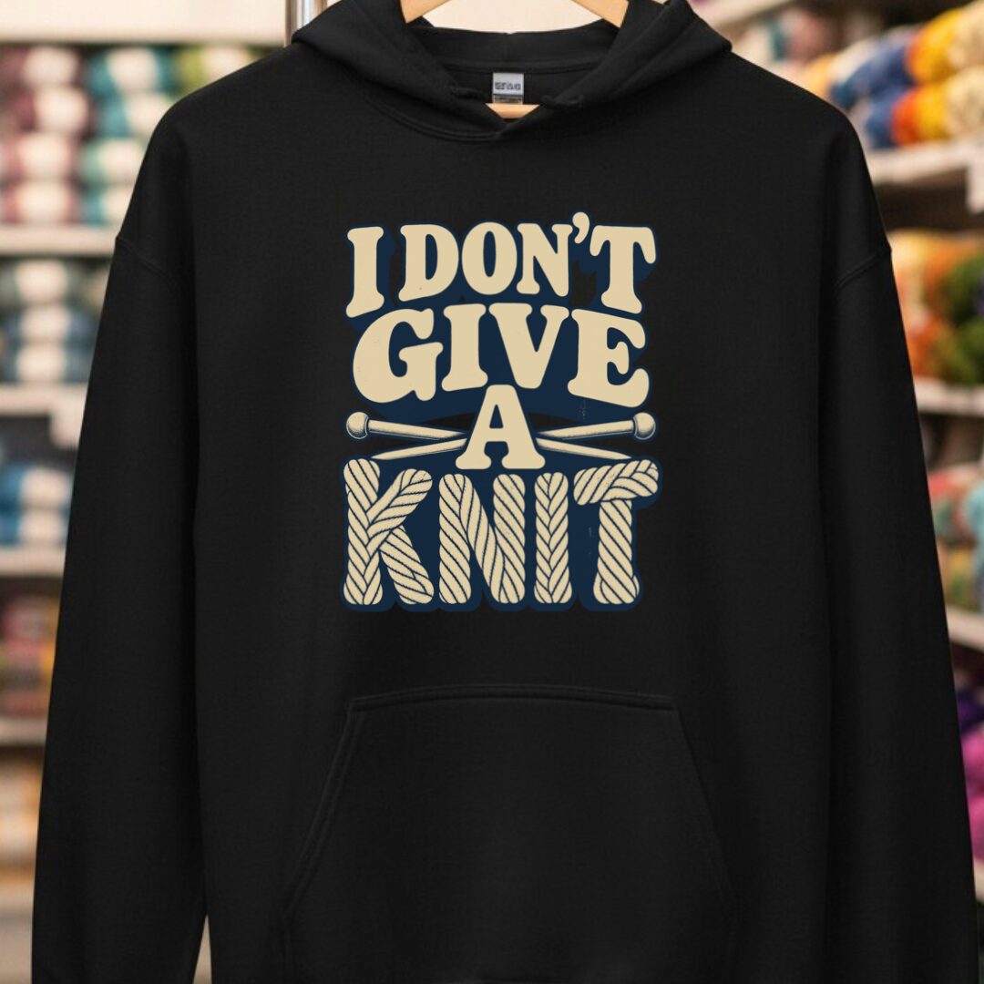 Give A Knit Hoodie Black t-shirt