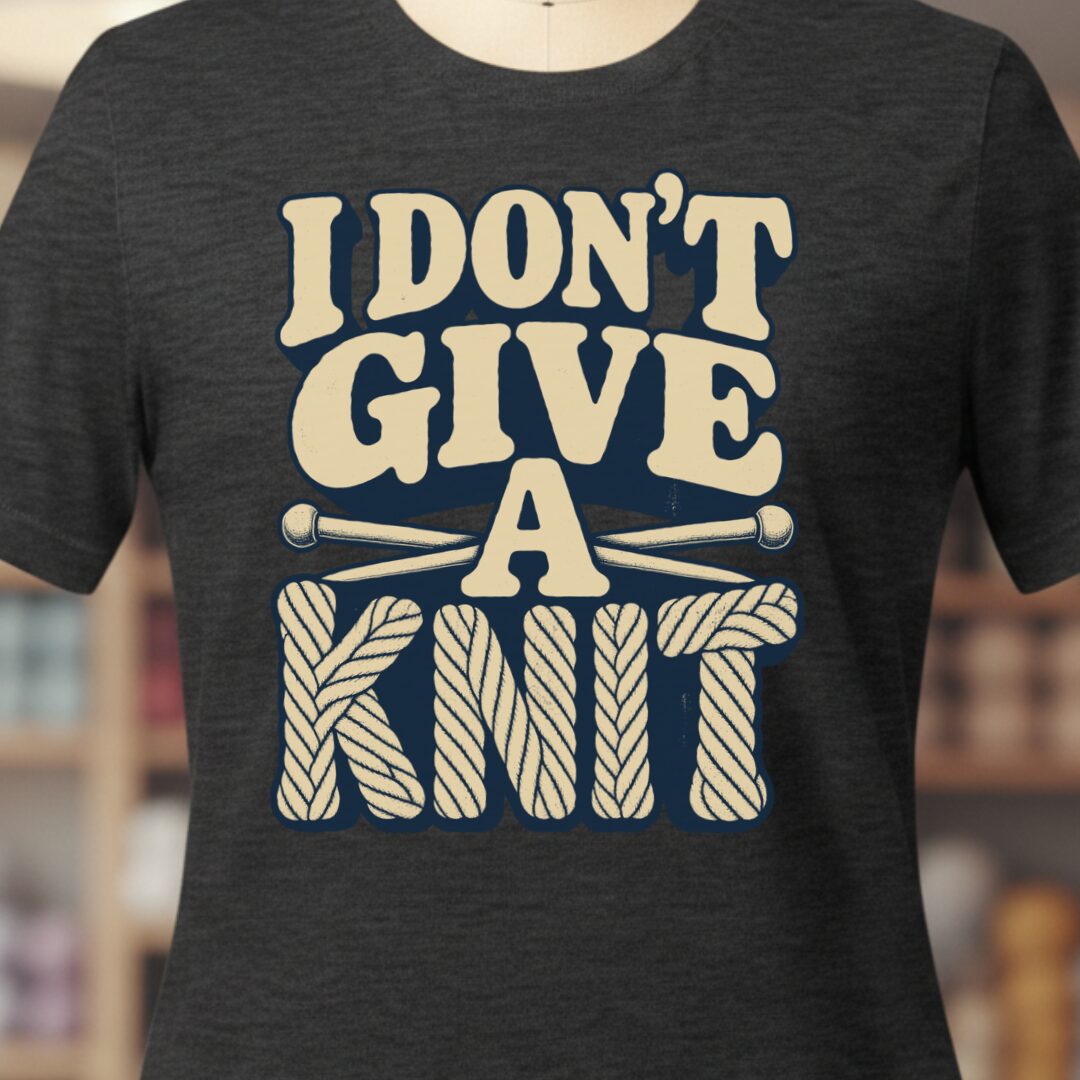 Give A Knit T-Shirt Dark Grey t-shirt