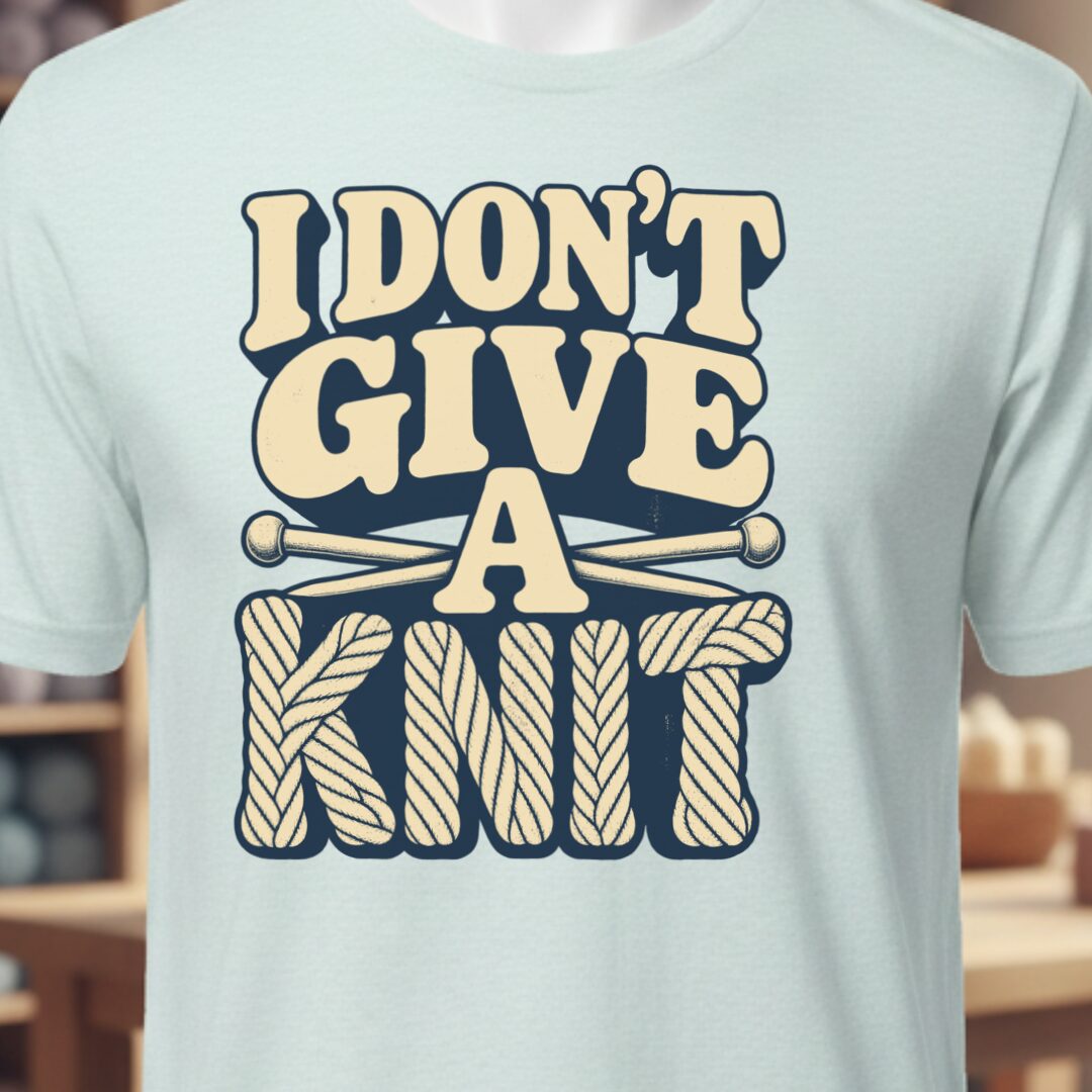 Give A Knit T-Shirt Ice Blue t-shirt