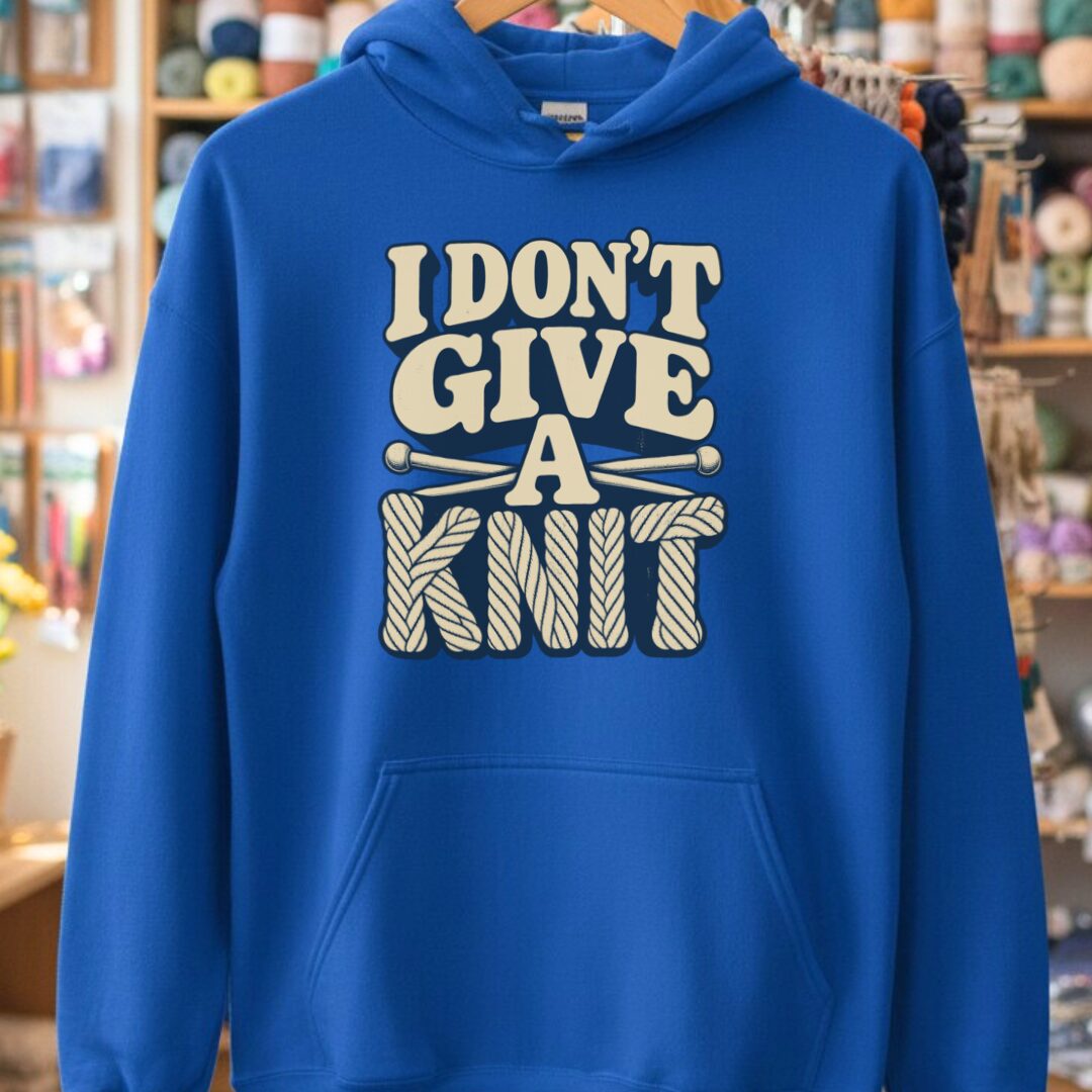 Give A Knit Hoodie Royal t-shirt