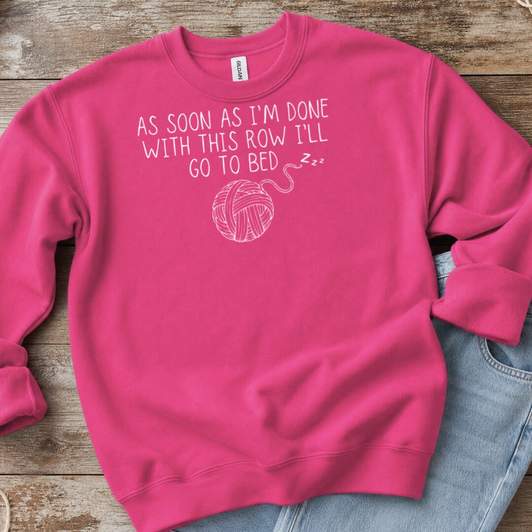 Go To Bed Sweatshirt Bright Pink t-shirt