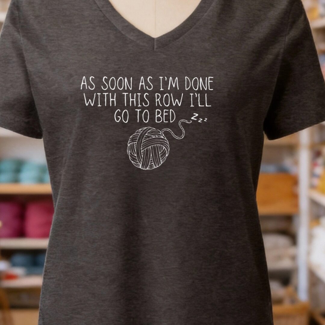 Go To Bed V-Neck T-Shirt Dark Grey t-shirt