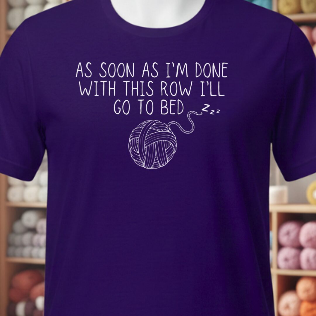 Go To Bed T-Shirt Purple t-shirt