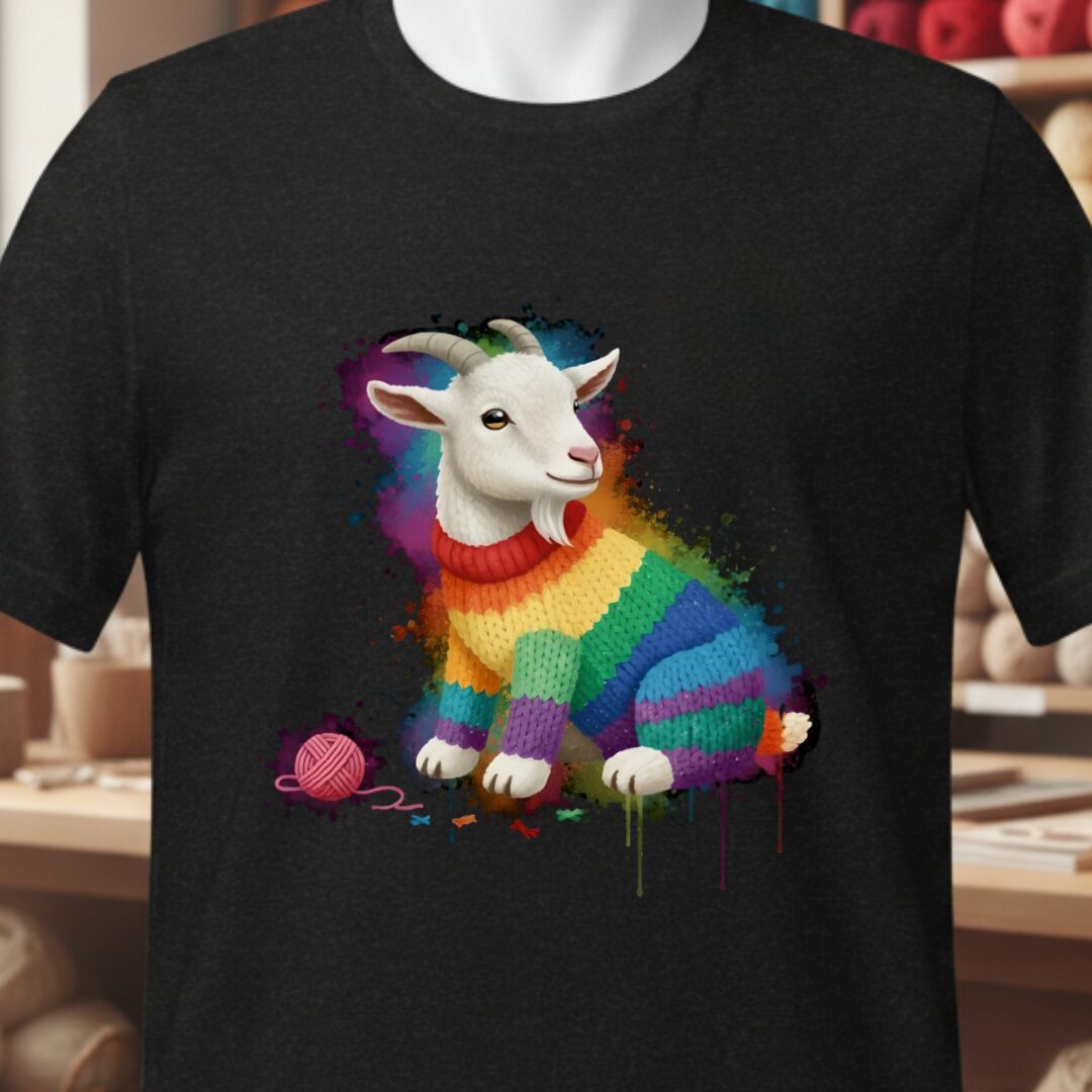 Goat Dye Splash T-Shirt Black t-shirt