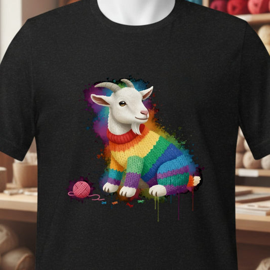 Goat Dye Splash T-Shirt Black t-shirt