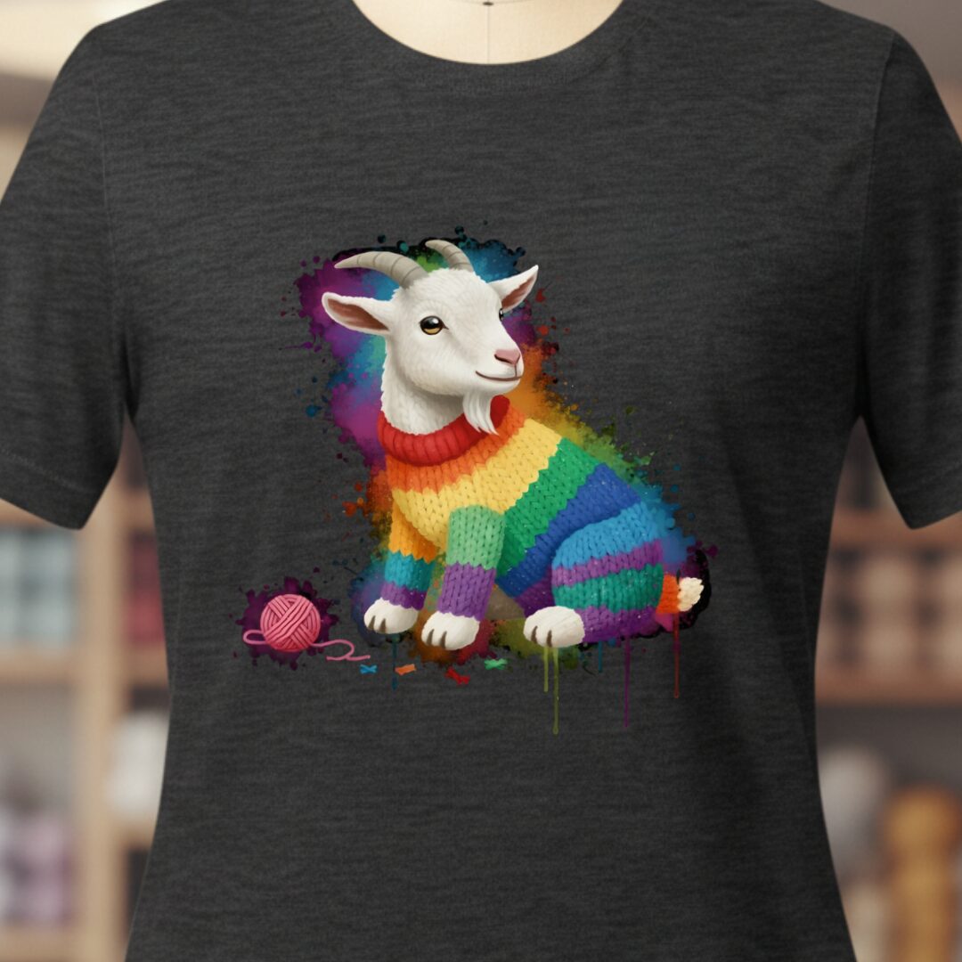 Goat Dye Splash T-Shirt Dark Grey t-shirt