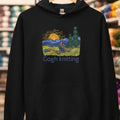 Gogh Knitting Hoodie Black t-shirt