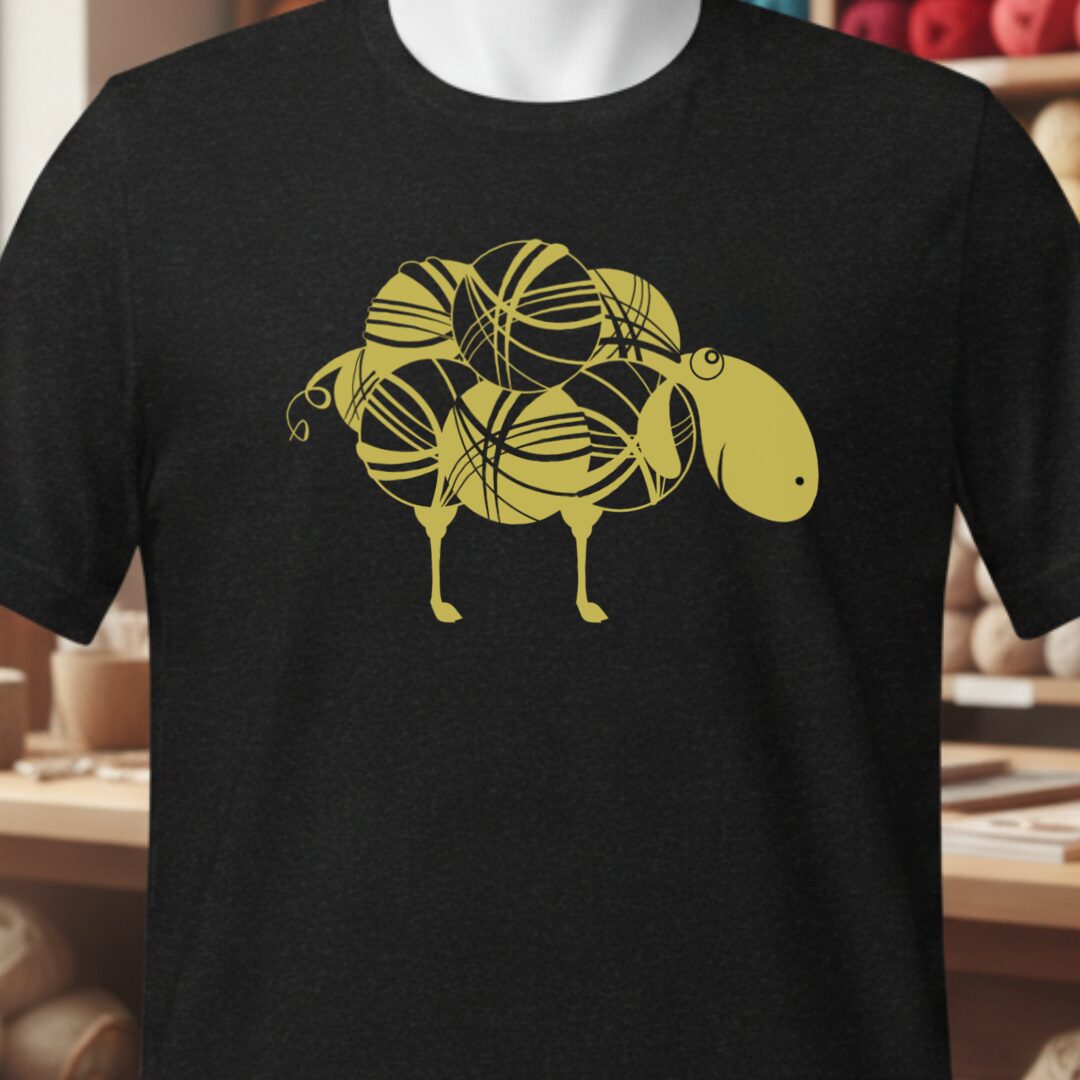 Golden Sheep T-Shirt Black t-shirt
