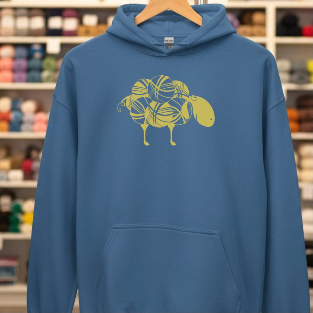 Golden Sheep Hoodie Indigo Blue t-shirt