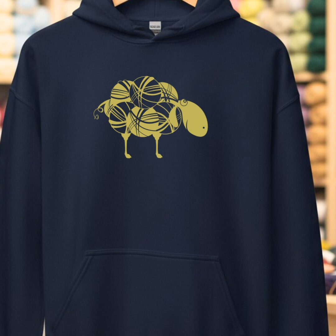 Golden Sheep Hoodie Navy t-shirt