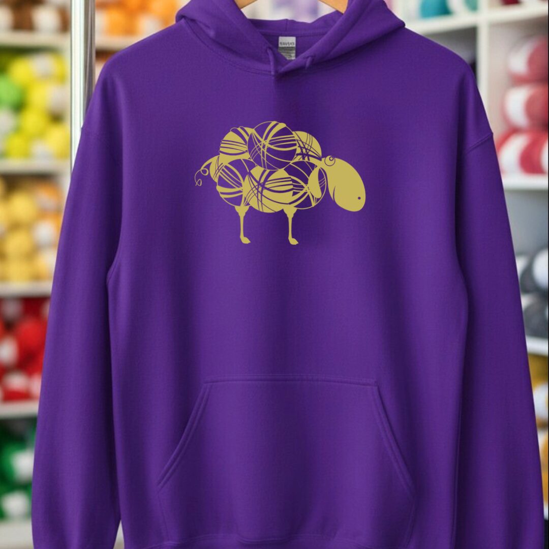 Golden Sheep Hoodie Purple t-shirt