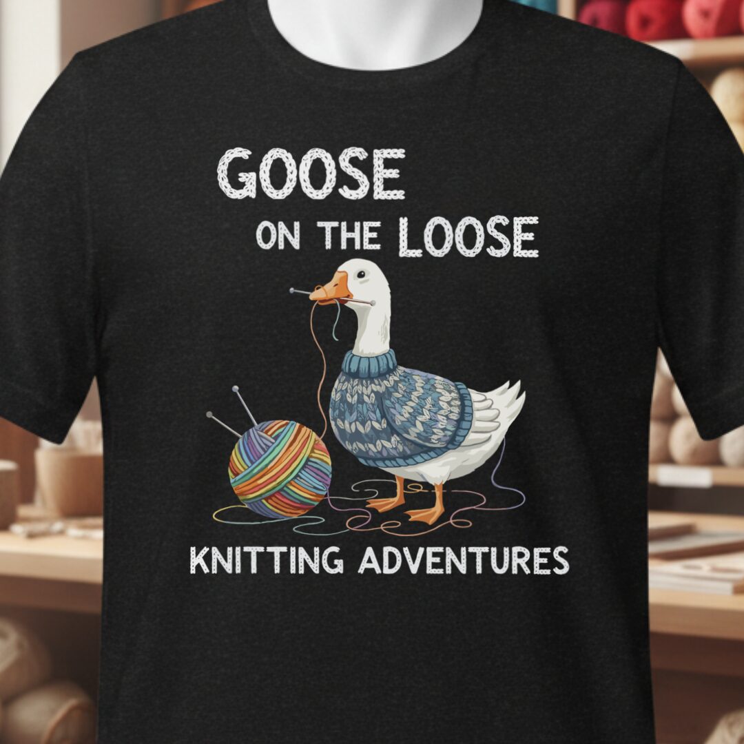 Goose on the Loose T-Shirt Black t-shirt